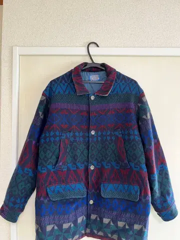 Pendleton 펜들턴 기하학 패턴 울 자켓