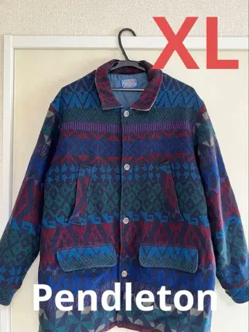 Pendleton 펜들턴 기하학 패턴 울 자켓