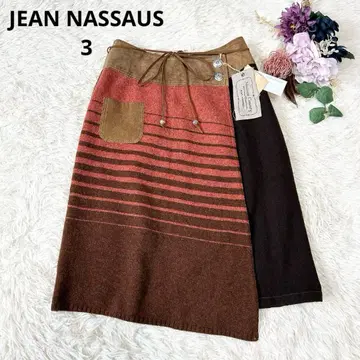 [택 포함 새상품] 진 나쏘스 이소재 랩스커트 나쏘스 컨트리