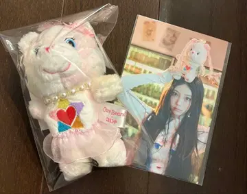 ILLIT CareBears 케어베어 원희 소프트 키체인 콜라보