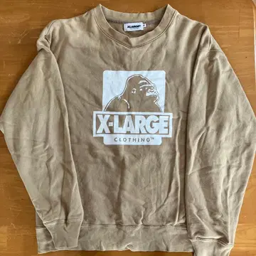 XLARGE 베이지 맨투맨 M