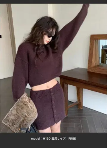 미사용 새상품 니트 셋업