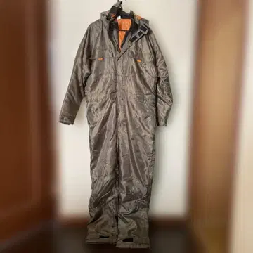 방한 츠나기 워크맨 올리브 그린 후드 부착 커버올