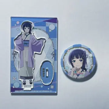 러브 라이브 니지가사키 영화 앞자리 아크릴 스탠드 캔뱃지 카린