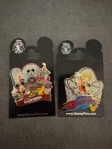 디즈니 캘리포니아 어드벤처 핀 배지 세트