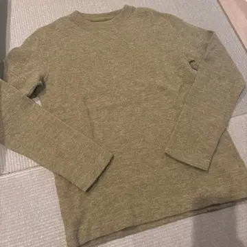 새상품급 MARGARET HOWELL 올리브 그린 니트 L