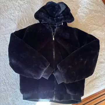 [ 새상품급 ] ZARA 리버서블 보아 봄버 자켓 USA 사이즈 XL