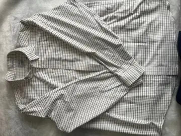 Lands' End 셔츠 체크 무늬 WRINKLE RESISTANT