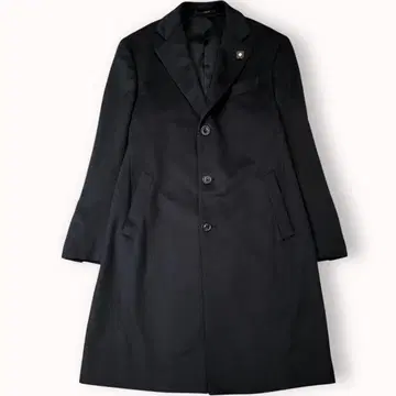 LARDINI 라르디니 체스터 코트 50 다크 네이비 캐시미어 100%