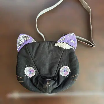 고양이 얼굴 디자인 숄더백