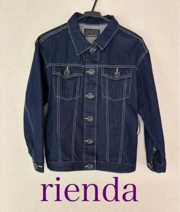 가격 인하 리엔다 rienda 데님 자켓 벨트 포함