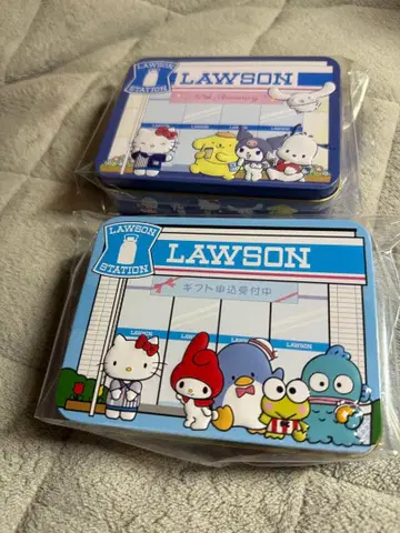 LAWSON 캐릭터 캔 케이스 2개 세트