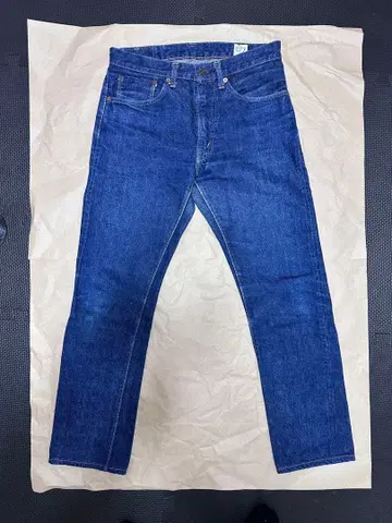 다크 블루 스트레이트 데님 4 포켓