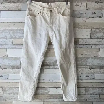 WORKERS Lot 802 화이트 데님 W32 L31