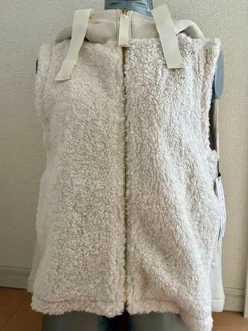 아이보리 베스트 후드 부착 스타일 라비 샵 채널 9호