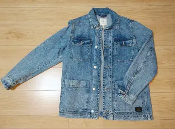 [ 새상품급 ] H&M 데님 자켓 블루 S