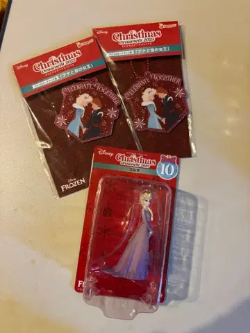 디즈니 크리스마스 오너먼트 복권 엘사, 오너먼트 세트