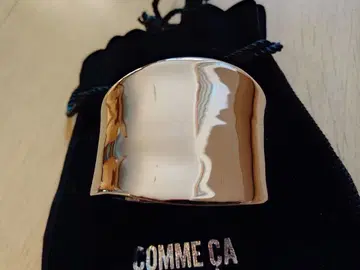 미사용 새상품 COMME CA 실버 뱅글