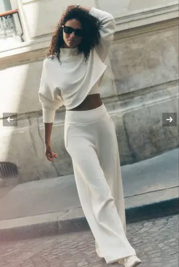 [ alo ] 세레니티 와이드 레그 스웨트 팬츠 XS 사이즈