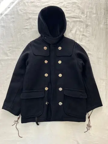 구제 의류 울 더플 코트 네이비 빈티지 클래식 vintage