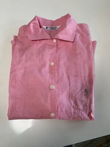 FUKUZO 핑크 셔츠 XL 면 100%