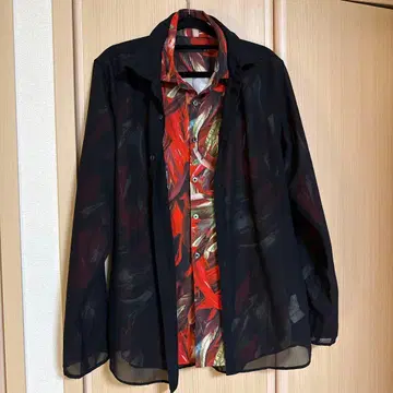 CIVARIZE 비침이 있는 긴팔 셔츠 44 사이즈