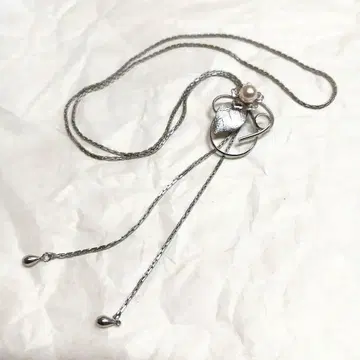 실버 리프 모티브 루프 타이