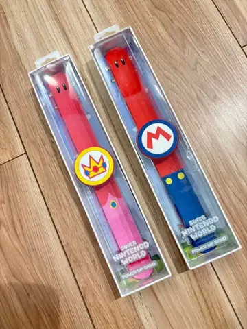 USJ 닌텐도 월드 파워업 밴드 마리오 피치 2개 세트