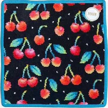 페이러 타월 손수건 체리 도트