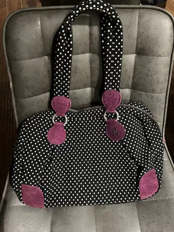 아네스베 물방울 패턴 토트백