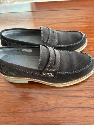 REGAL 브라운 스웨이드 슬립온