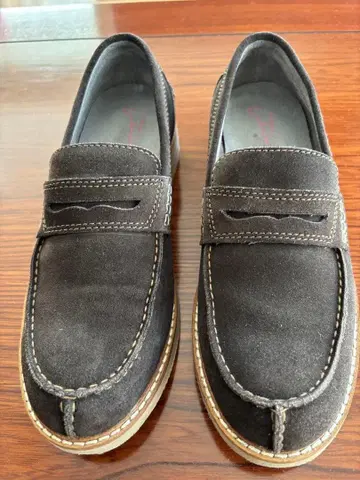 REGAL 브라운 스웨이드 슬립온