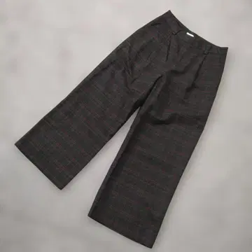 b2591 MURUA [ 2 ] 체크 무늬 와이드 팬츠