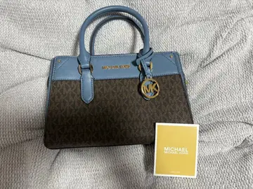 MICHAEL KORS 핸드백 브라운/라이트 블루