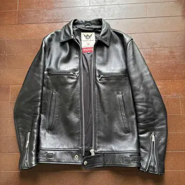 666 가죽 자켓 블랙