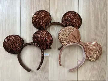 [ 3개 세트 ] 미키 미니 머리띠 스팽글