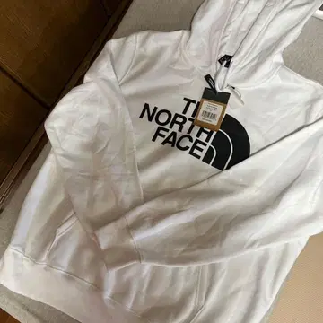 미사용 새상품 택 포함 THE NORTH FACE 화이트 후드티