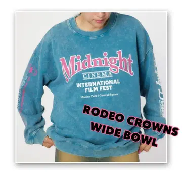 로데오 크라운 M.C. 빈티지 가공 맨투맨 상의