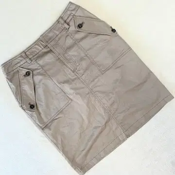 아츠로 우타야마 타이트 미니스커트 베이지 계열 M 여성용 봄/여름 캐주얼