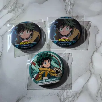 히로아카 유어 넥스트 미도리야 이즈쿠 캔뱃지 3개 세트