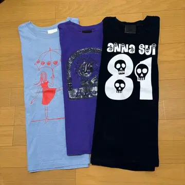 ANNA SUI 빈티지 T셔츠 3장 세트