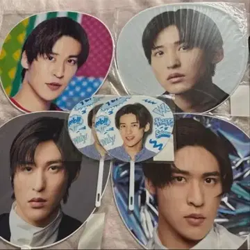 SnowMan 메구로 렌 얼굴 부채