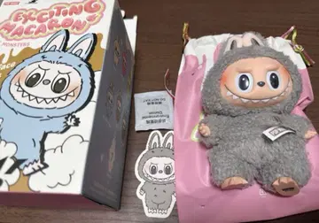 라부부 LABUBU 마카롱 Sesame Bean 세서미빈 그레이