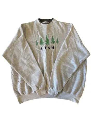 Willow Bay 그레이 스웨트 셔츠 UTAH