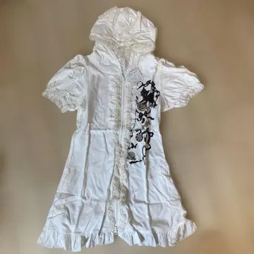 새상품 푸투마요 PUTUMAYO 고양이 귀 튜닉 원피스 화이트