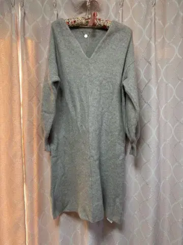 [snidel] 스나이델 니트 원피스 그레이