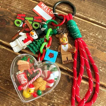 찰랑찰랑 키링 크리스마스 파라코드