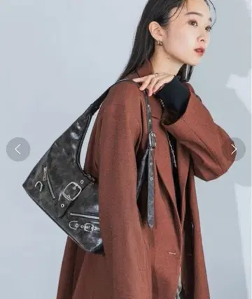 JEANASIS 벨트 원숄더 BAG 블랙 계열