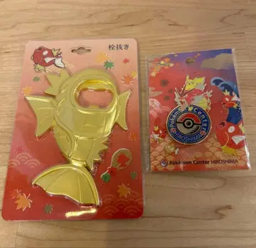 포켓몬 센터 히로시마 병따개&핀즈 2세트