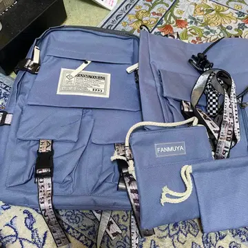 FANMUYA 파랑 럭색/백팩